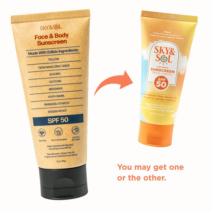 Sky and Sol Face & Body Sunscreen(SPF 50)